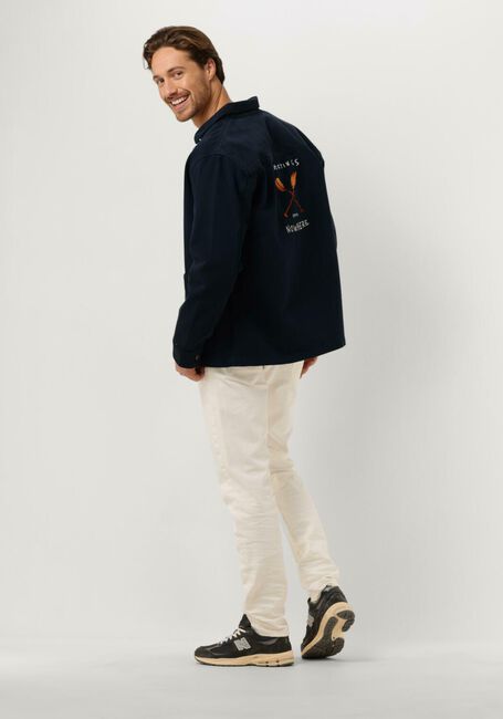 Blauwe FORÉT Overshirt NOWHERE OVERSHIRT - large