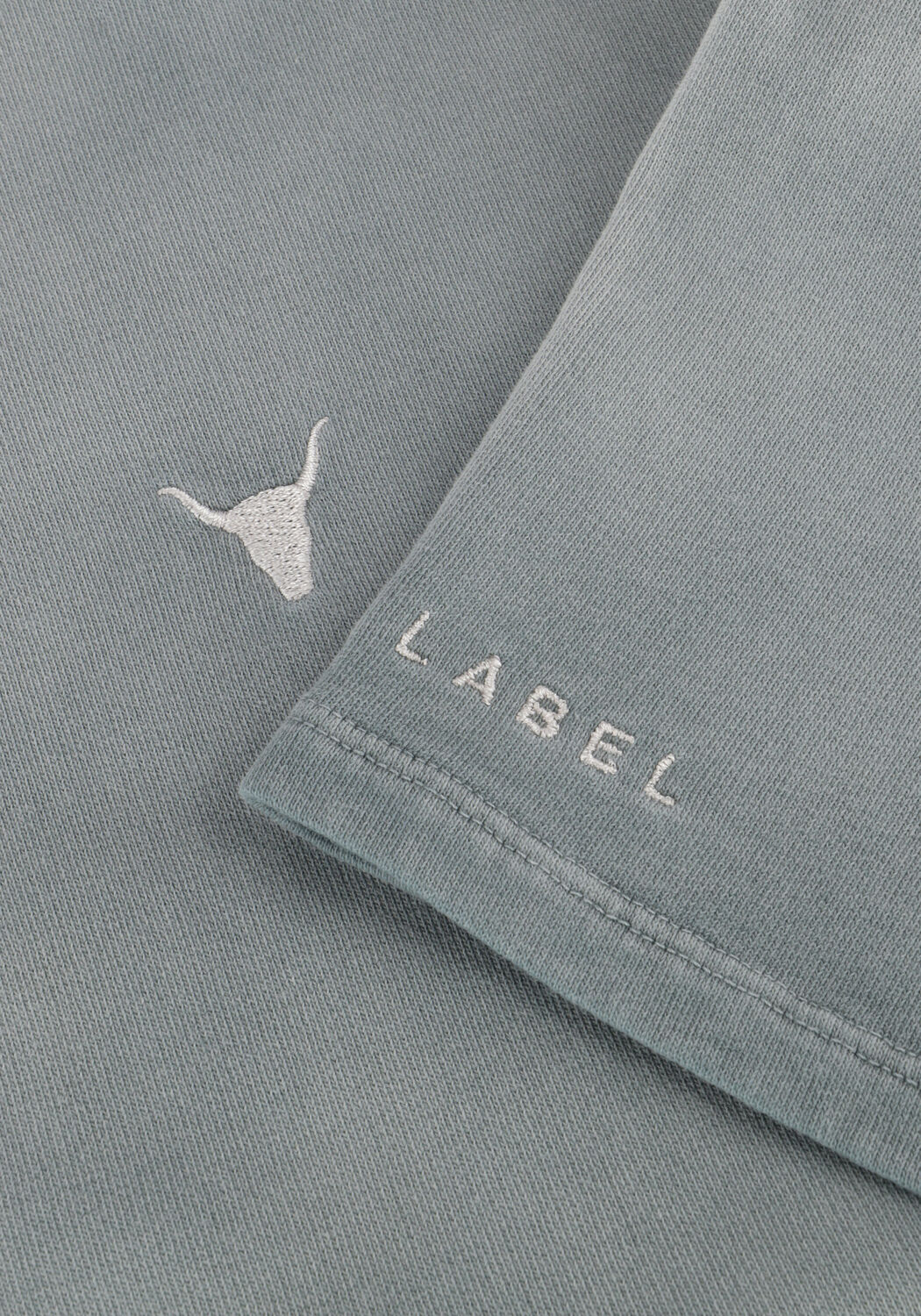 Grijze ALIX THE LABEL T-shirt LADIES KNITTED SWEAT TSHIRT - large