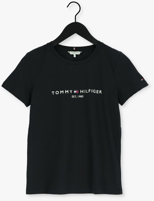 Zwarte TOMMY HILFIGER T-shirt HERITAGE HILFIGER C-NK REG TEE - large
