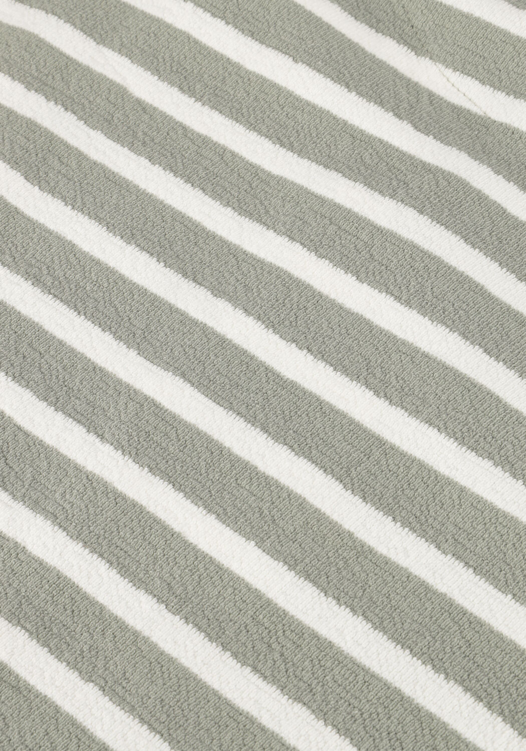 Groene BUTCHER OF BLUE T-shirt GASPARD LOOSE STRIPE TEE - large