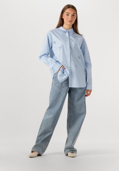 Lichtblauwe COPENHAGEN MUSE Blouses CMVATAN-SHIRT - large