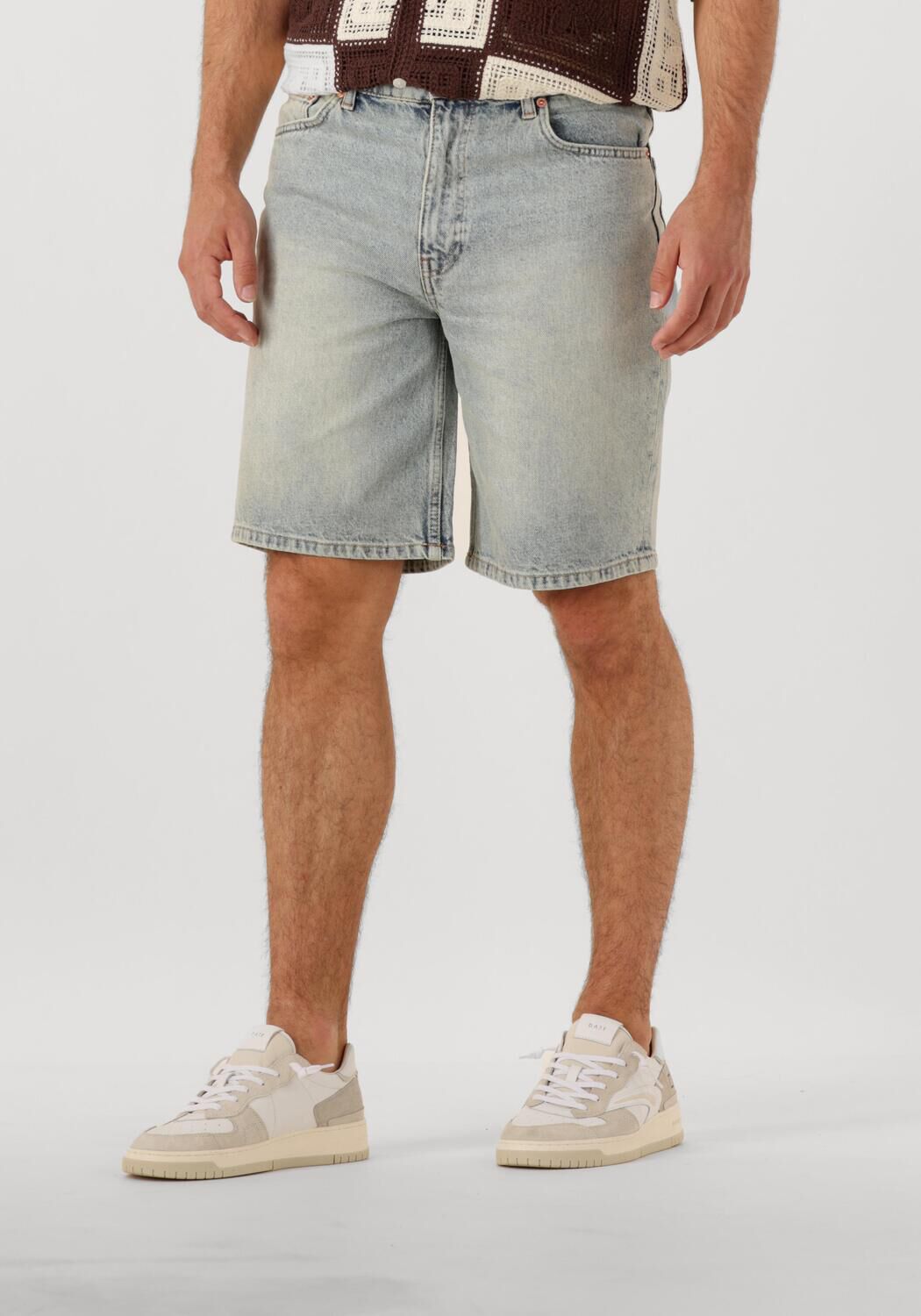 WOODBIRD Heren Jeans Wbleroy Dawn Short Lichtblauw