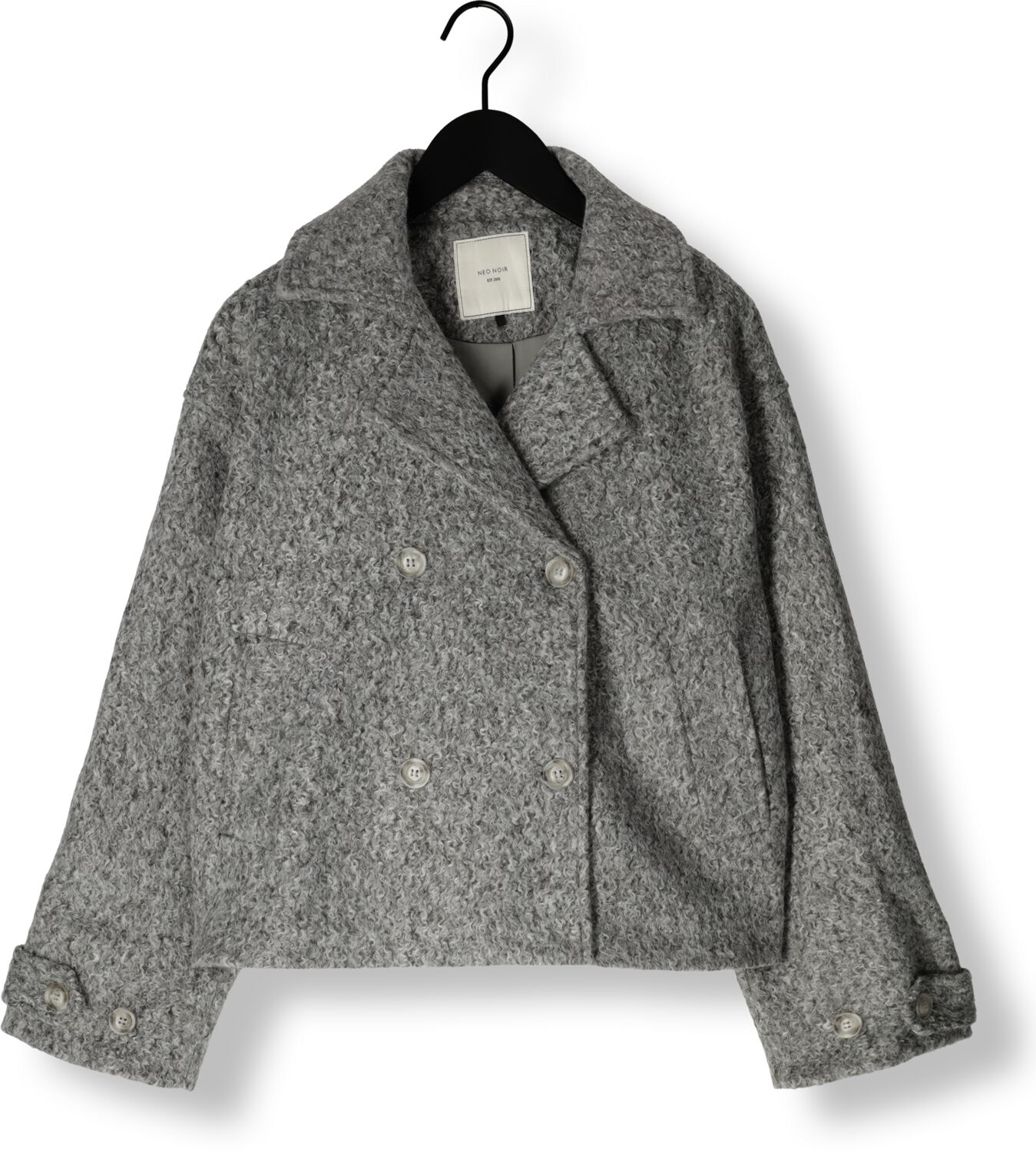 NEO NOIR Dames Jassen Sandra Soft Jacket Grijs