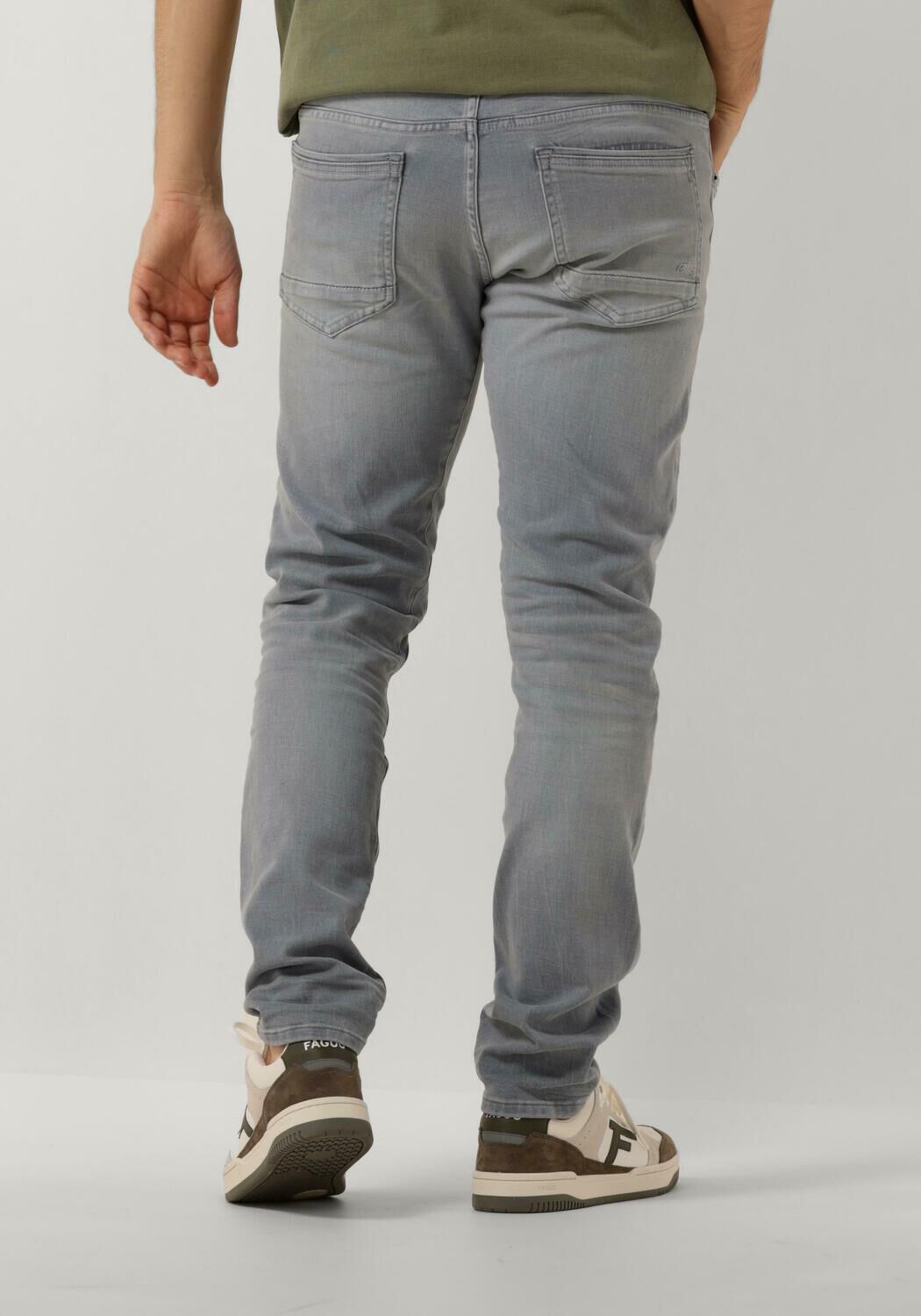 PME LEGEND Heren Jeans Tailwheel Fresh Light Grey Lichtgrijs