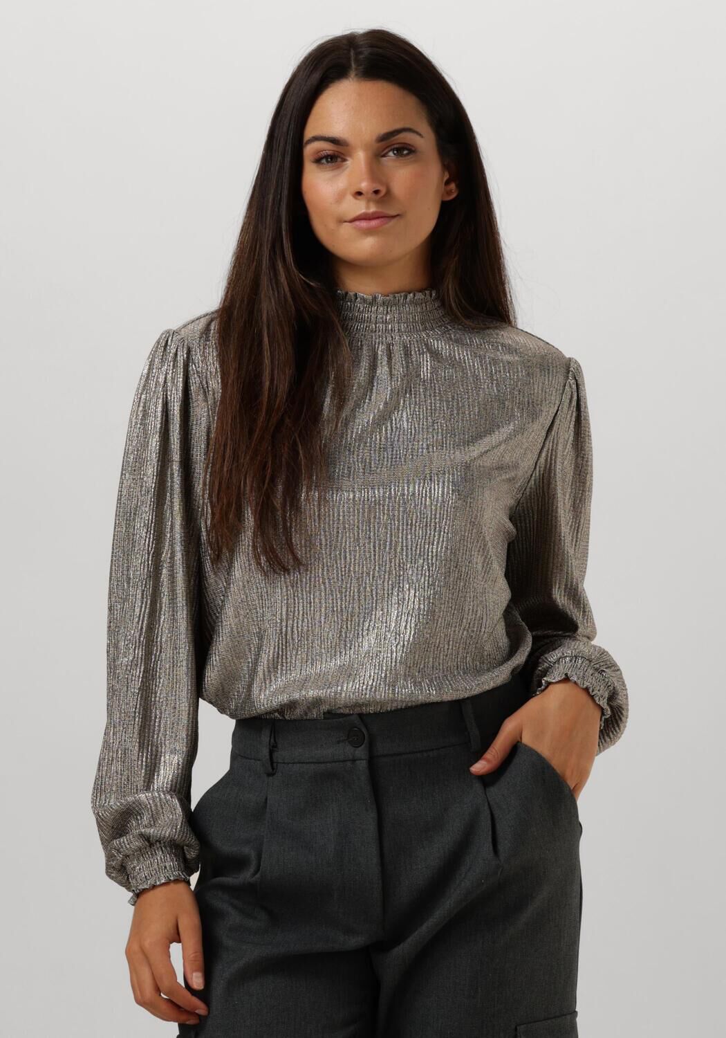 AAIKO Dames Blouses Tory Metallic Pes 165 Goud