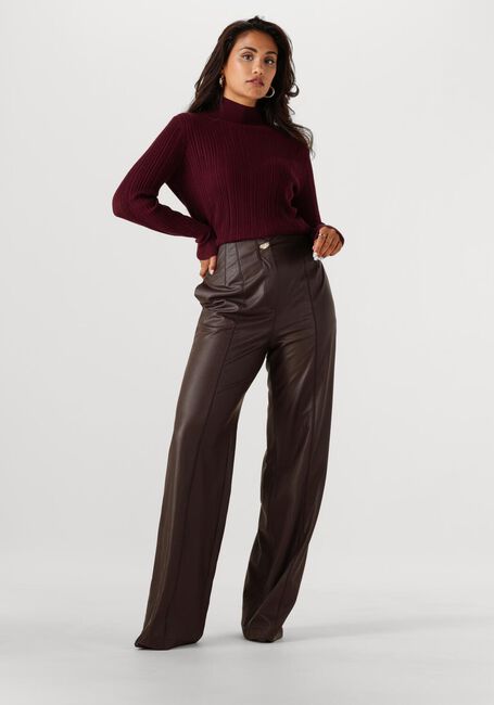 Bruine CAROLINE BISS Wijde broek 4567 - large