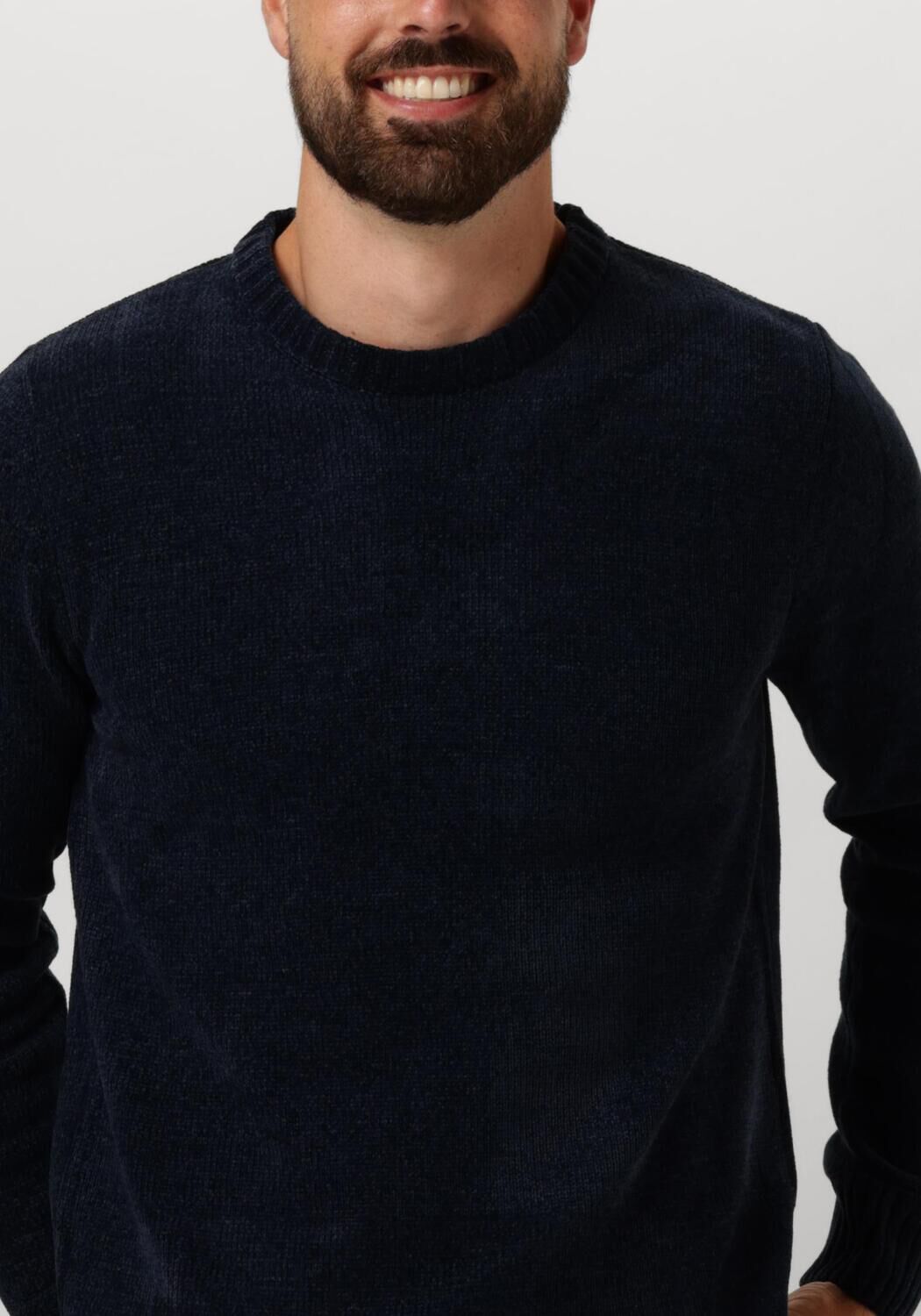 ANERKJENDT Heren Truien & Vesten Aksune Chenille Knit Blauw