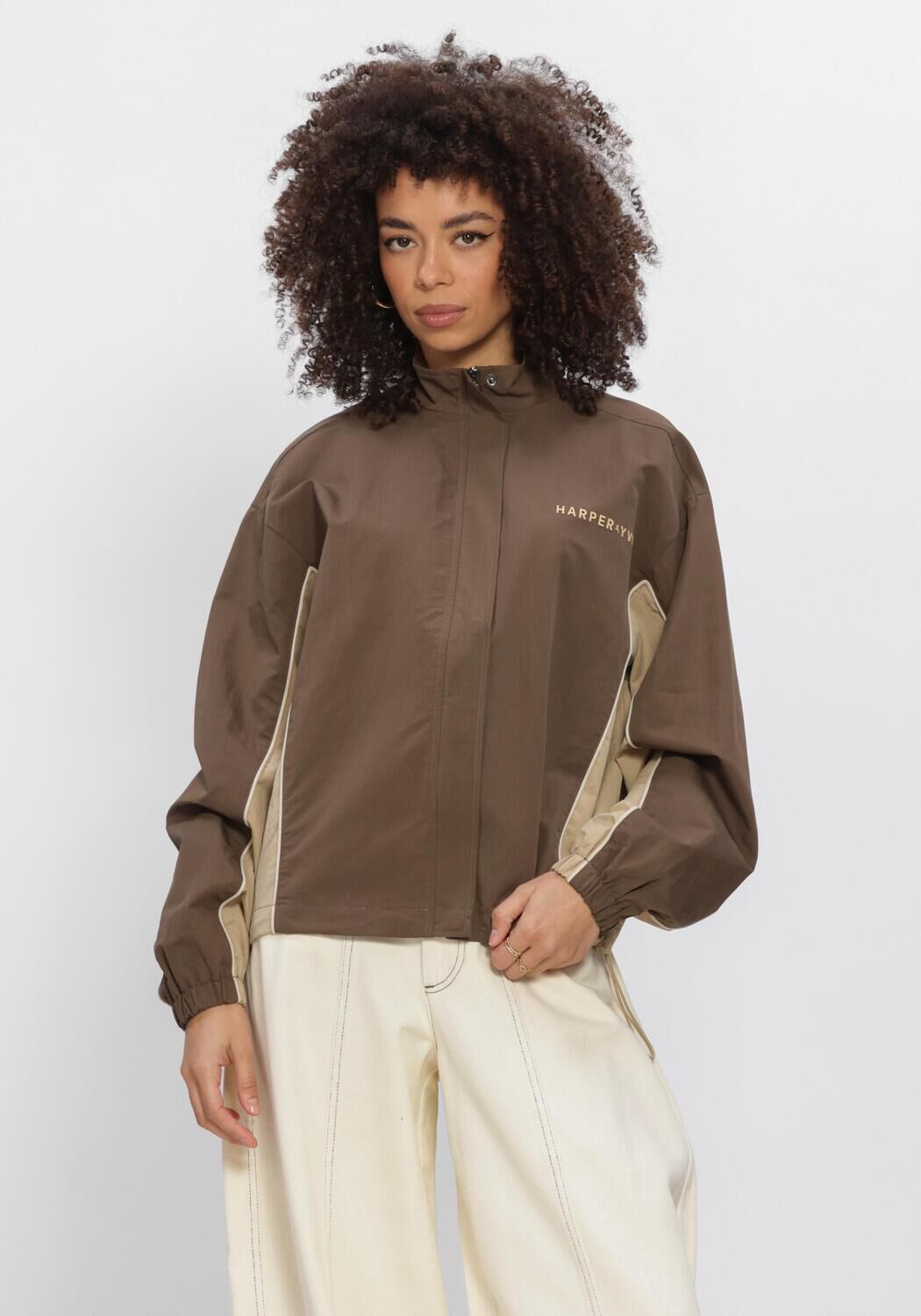 HARPER & YVE Dames Jassen Jackson-ja Bruin