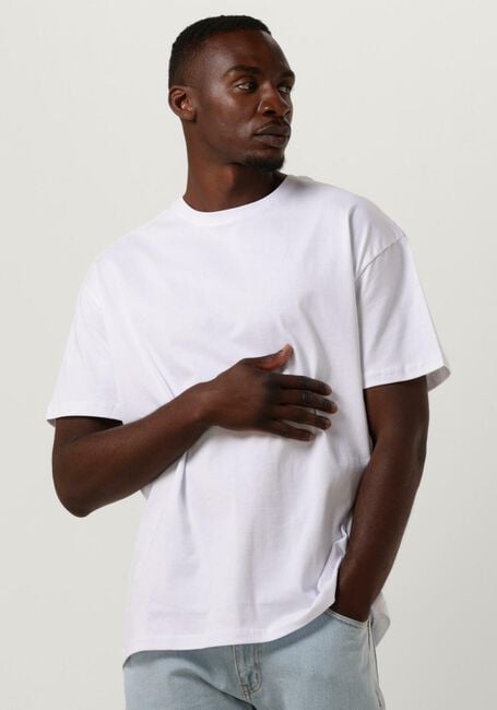 Witte PUREWHITE T-shirt TSHIRT WITH SMALL LOGO AT SIDE AND BIG BACK EMBROIDERY - large