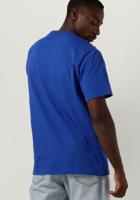 Blauwe WOODBIRD T-shirt WBBAINE BASE TEE - large