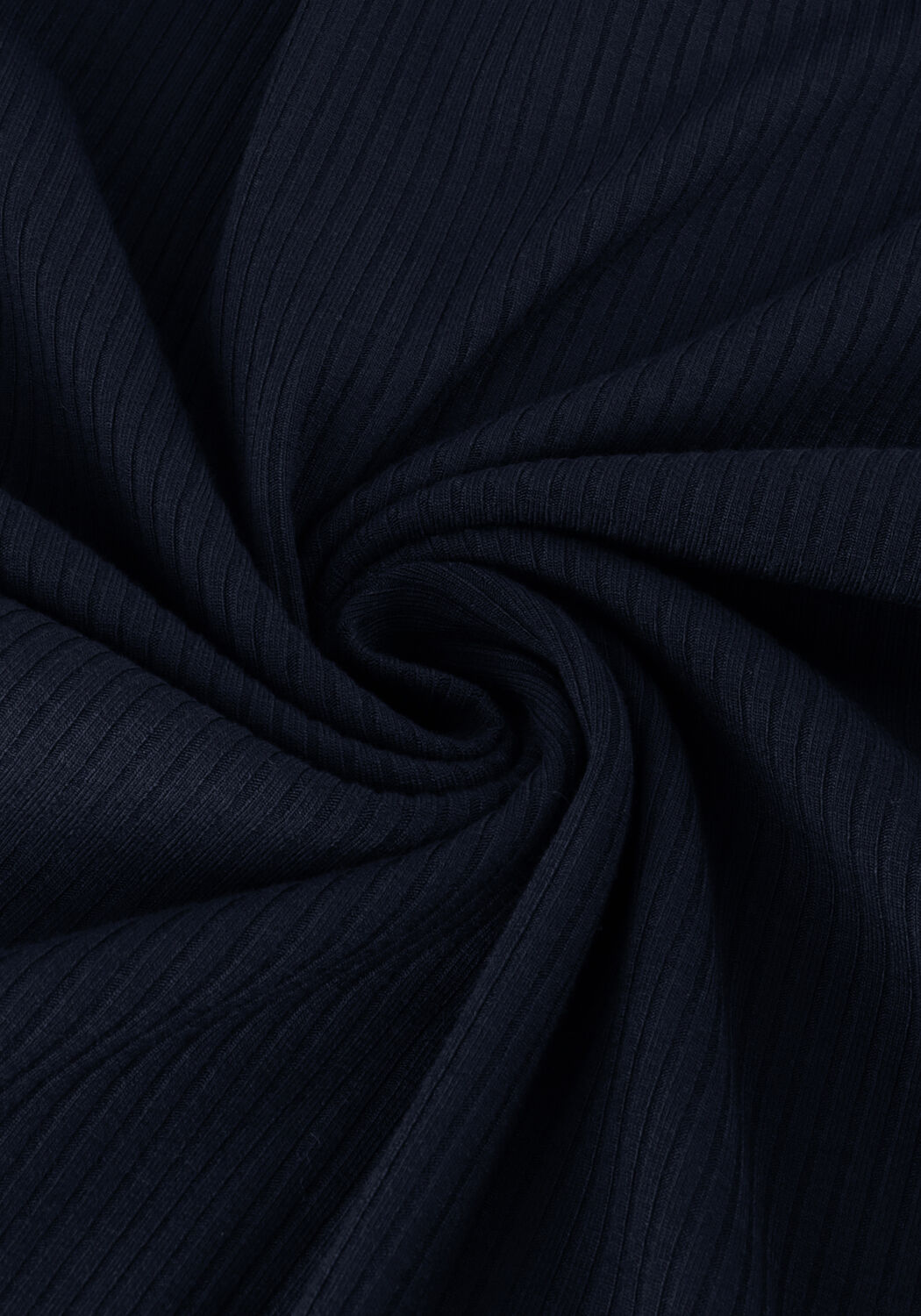 Donkerblauwe VANILIA Tops & T-shirts RIB TURTLE LONGSLEEVE - large