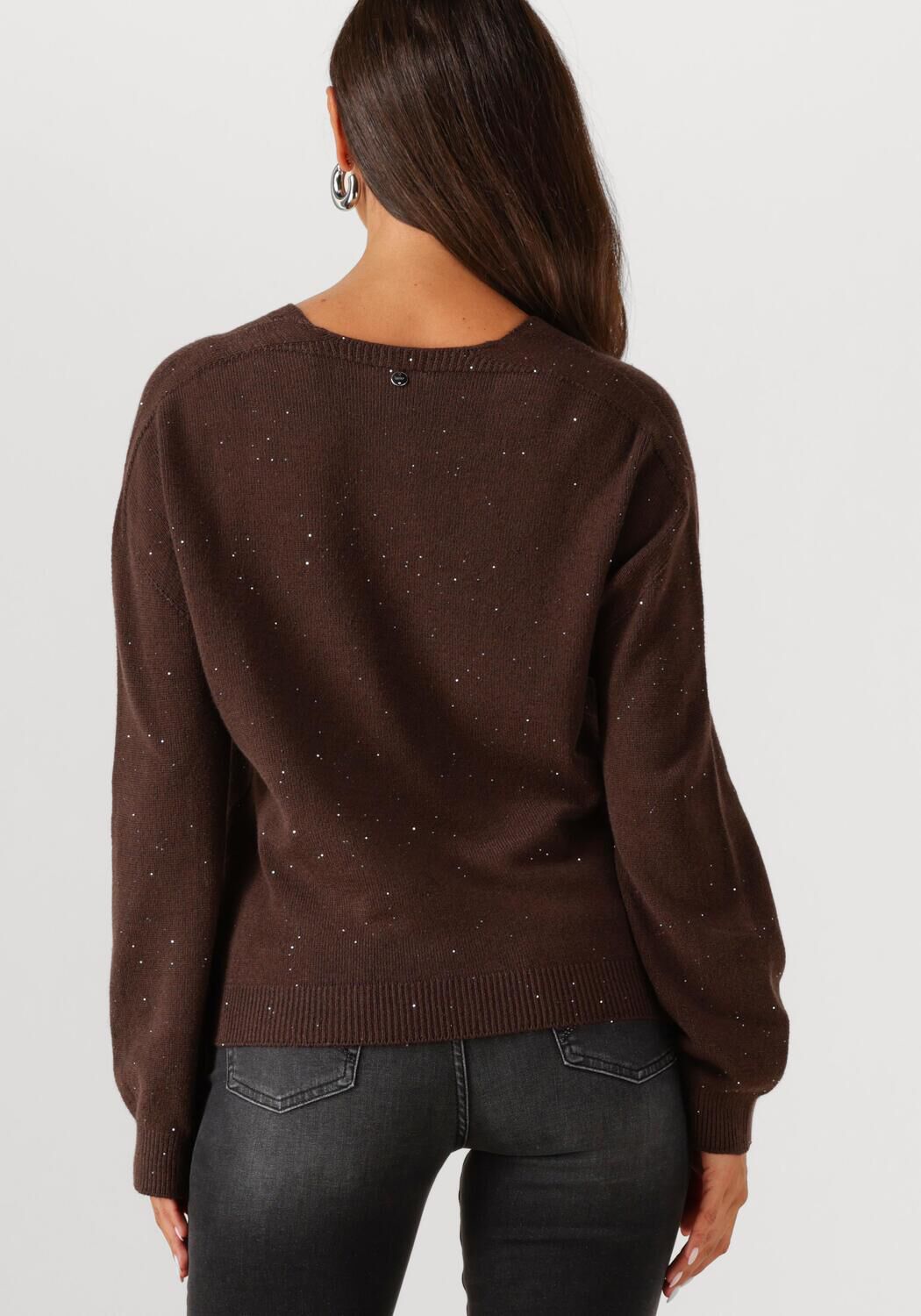 LIU JO Dames Truien & Vesten Maglia Chiusa Bruin
