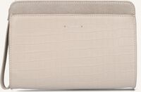 Beige LOULOU ESSENTIELS Schoudertas CROSSBODY CLASSY CROC - medium