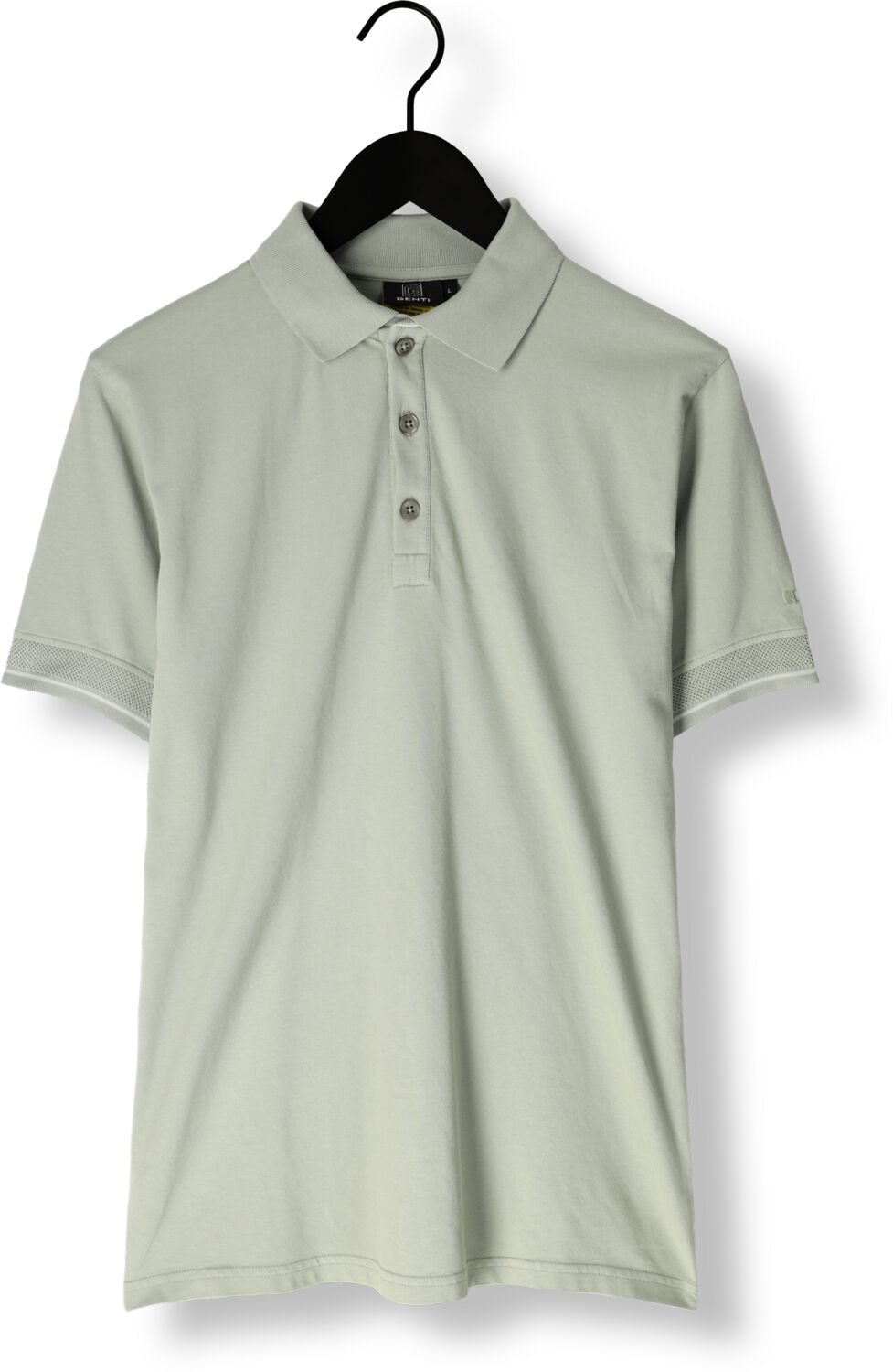 GENTI Heren Polo's & T-shirts Polo 3 Button Ss J2001-1212 Mint