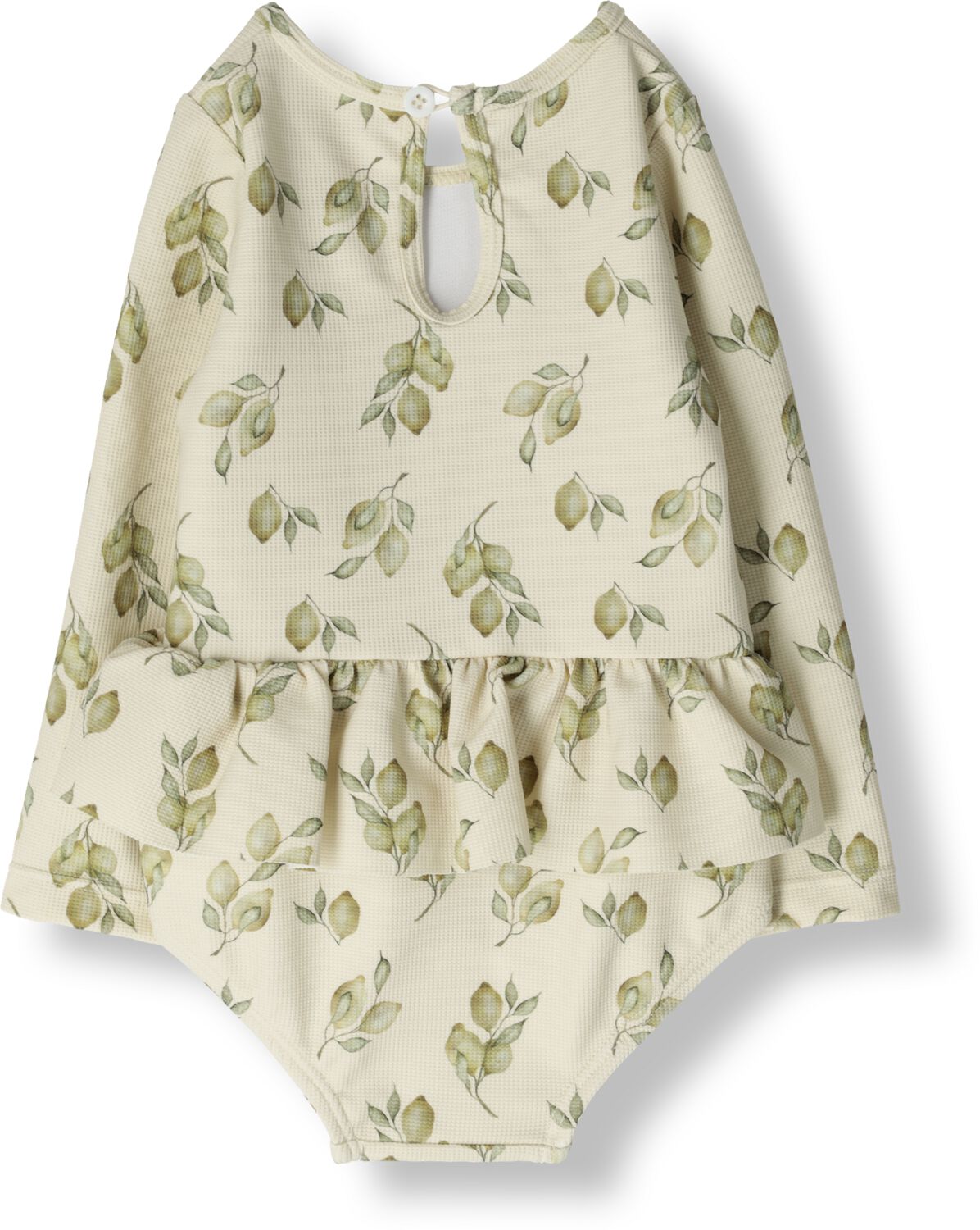 LIL' ATELIER Baby Zwemkleding Nbffloria Ls Swimsuit Lil Beige