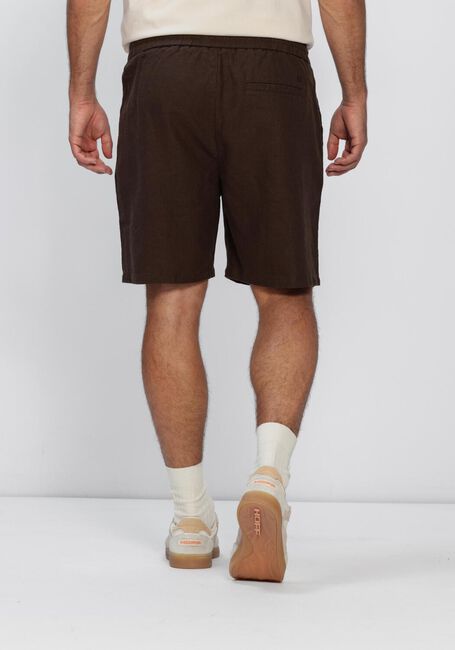 Bruine LES DEUX Korte broek OTTO LINEN SHORTS - large