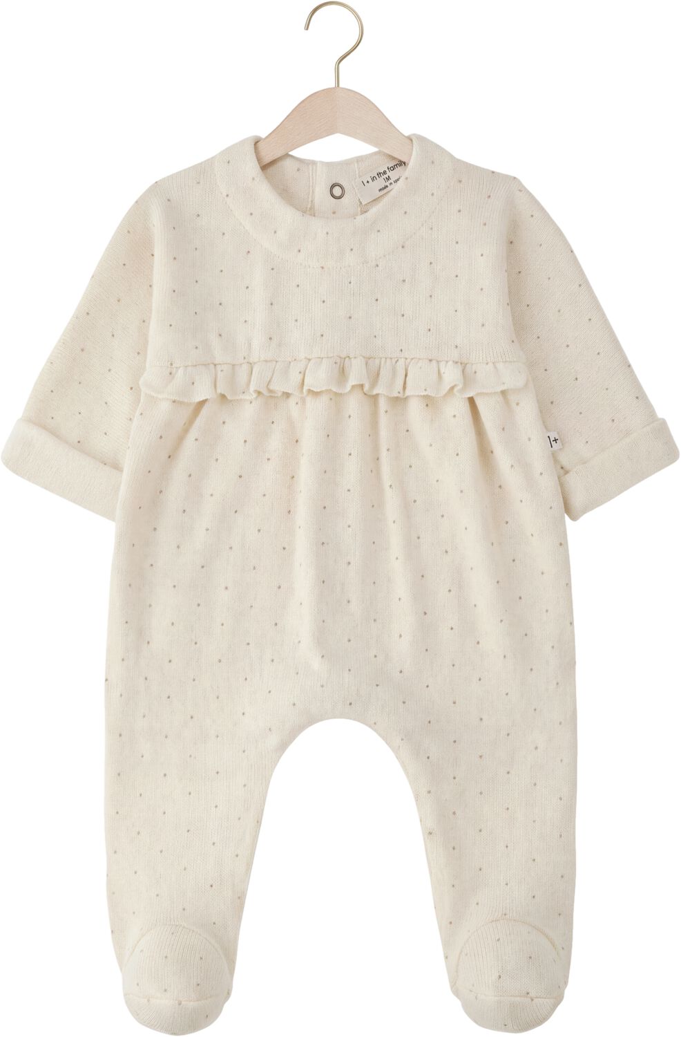 +1 IN THE FAMILY Baby Rompers Narbonne Ecru