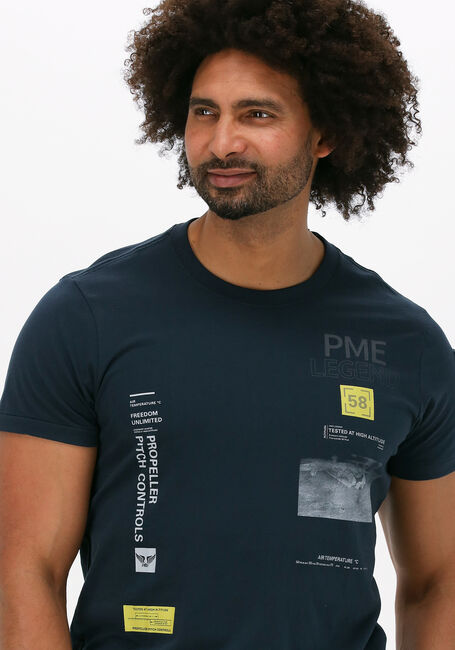 Zwarte PME LEGEND T-shirt SHORT SLEEVE R-NECK SINGLE JERSEY - large