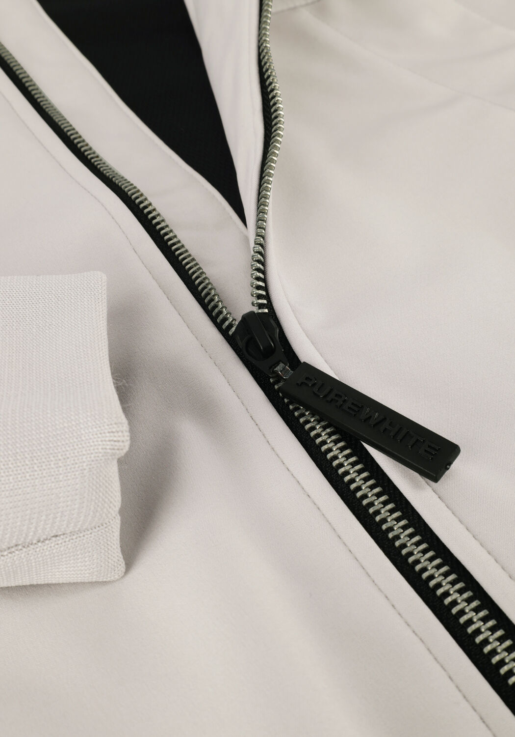 Gebroken wit PUREWHITE Jack SOFTSHELL JACKET WITH RUBBERBADGE AT SLEEVES - large