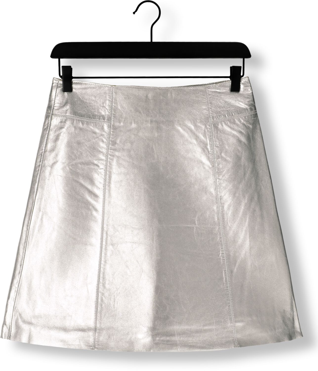 SELECTED FEMME Dames Rokken Slfnew Ibi Skirt Metallic Zilver