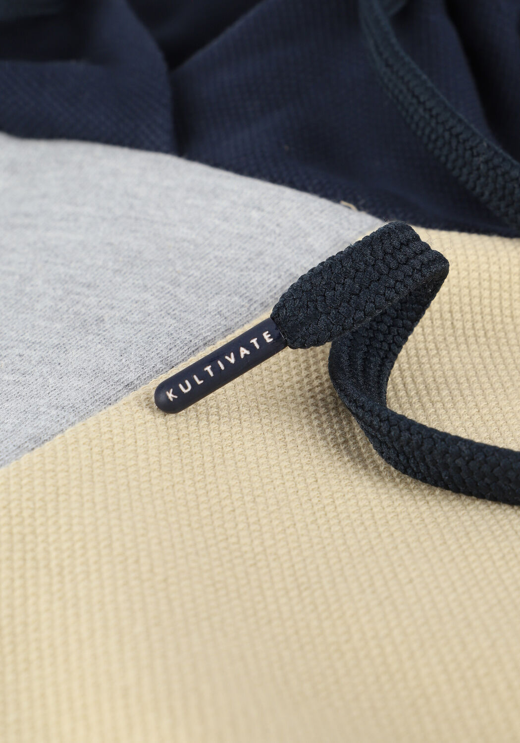 Grijze KULTIVATE Sweater SW PATCHED UP - large