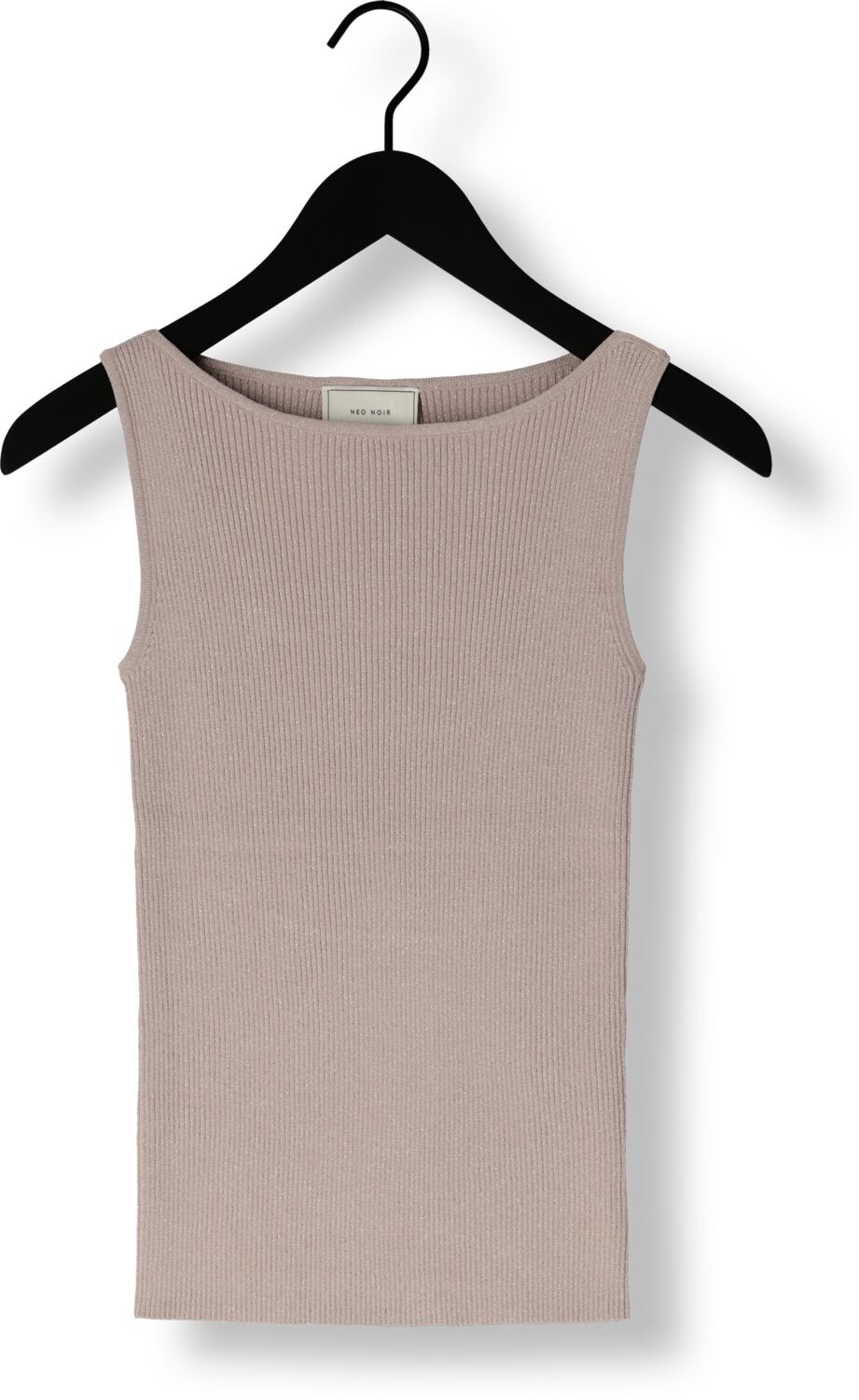 NEO NOIR Dames Tops & T-shirts Talia Glitter Knit Top Zand
