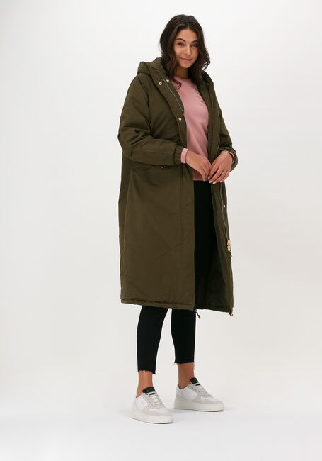 Groene SCOTCH & SODA Parka's REVERSIBLE HOODED PARKA WITH R - large