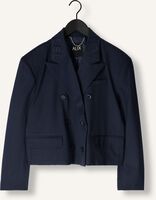 Donkerblauwe ALIX THE LABEL Blazer LADIES WOVEN DOUBLE BREASTED BLAZER Donkerblauwe ALIX THE LABEL Blazer LADIES WOVEN DOUBLE BREASTED BLAZER - medium