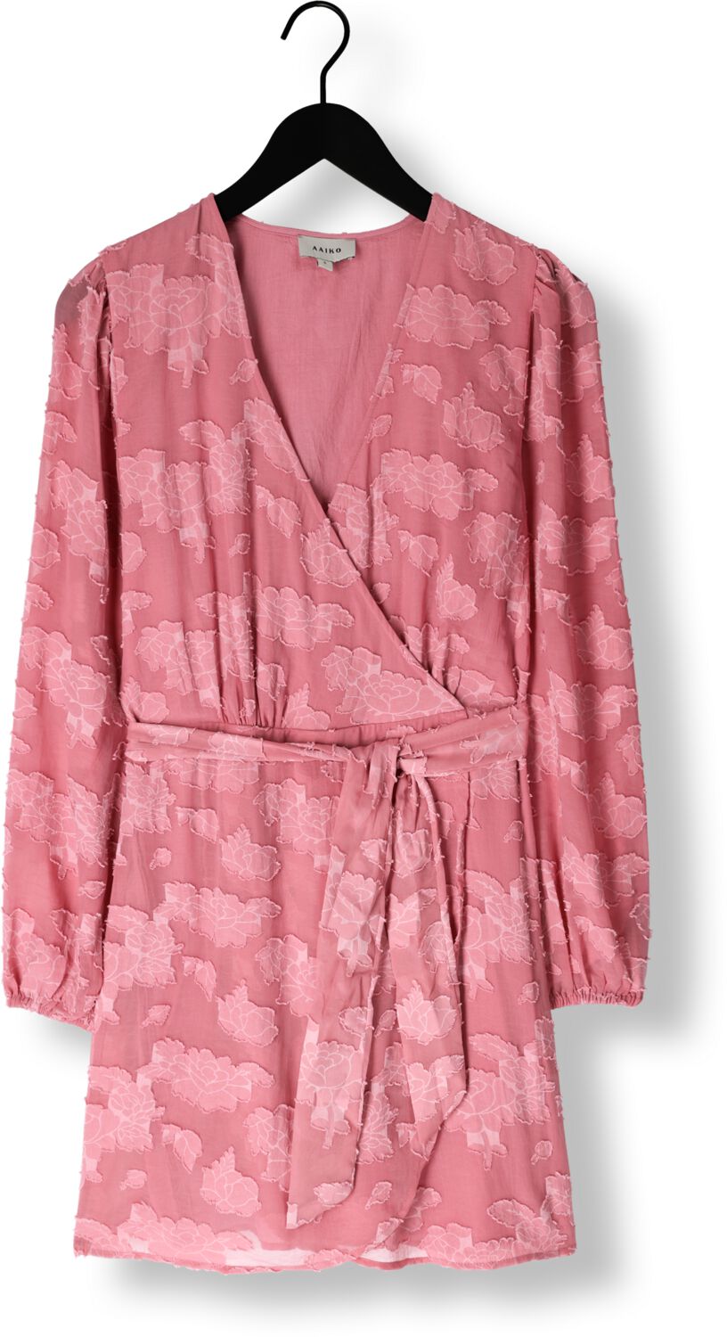 AAIKO Dames Jurken Eloise Chiffon Flower Pes 509 Roze
