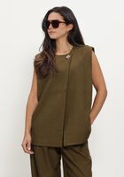 Groene Y.A.S. Gilet YASCOLERA WAISTCOAT S