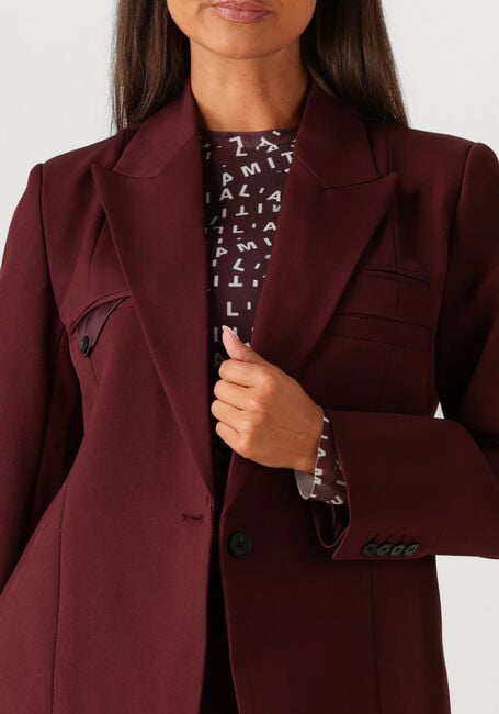 Bordeaux HAUTE L'AMITIÉ Gilet PREMIERE SINGLE BLAZER - large