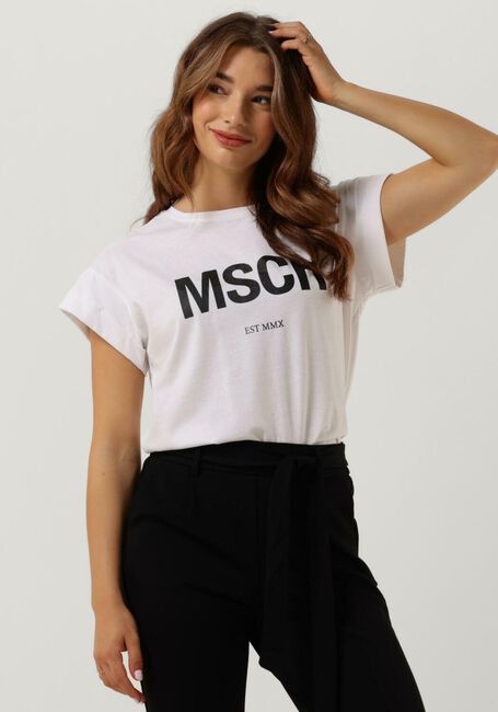 Witte MSCH COPENHAGEN T-shirt ALVA ORGANIC MSCH STD TEE - large
