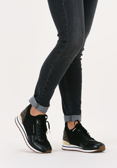 Zwarte MICHAEL KORS Lage sneakers BILLIE KNIT TRAINER - large