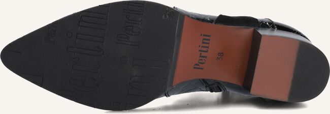 Zwarte PERTINI Enkellaarsjes 32709 Zwarte PERTINI Enkellaarsjes 32709 - large