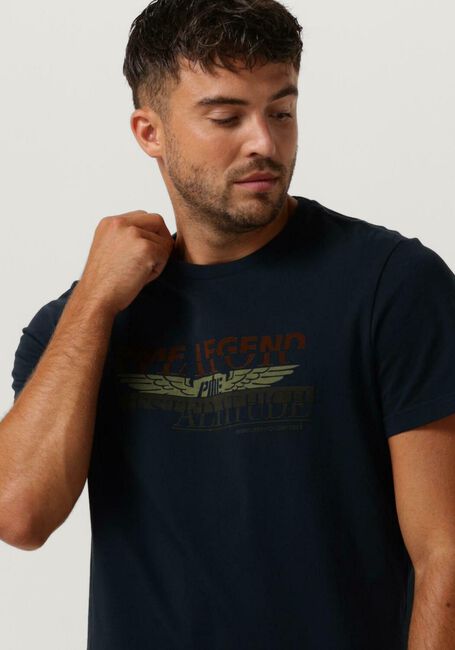 Blauwe PME LEGEND T-shirt SHORT SLEEVE R-NECK SINGLE JERSEY - large