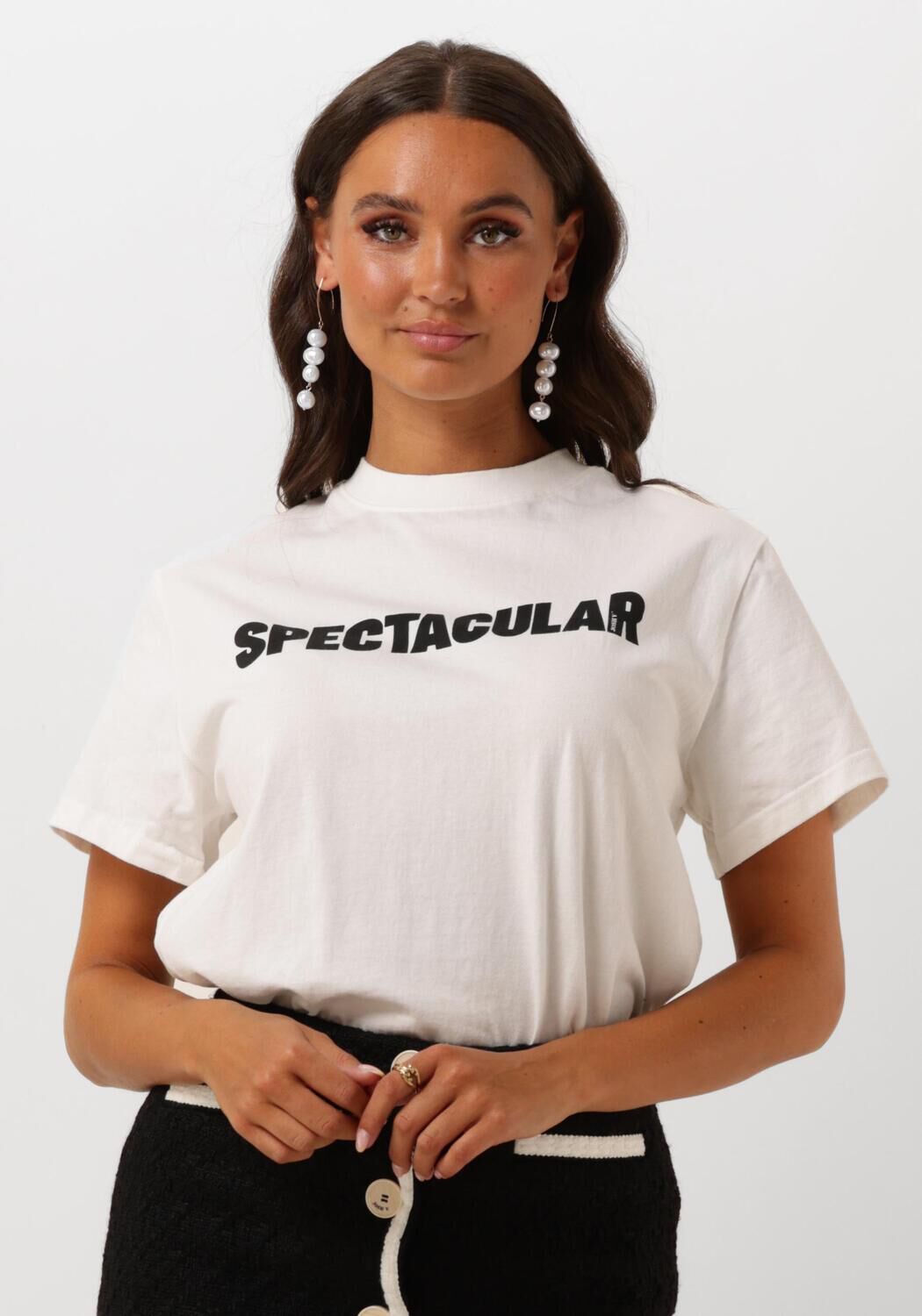 JOSH V Dames Tops & T-shirts Roxy Spectacular Wit