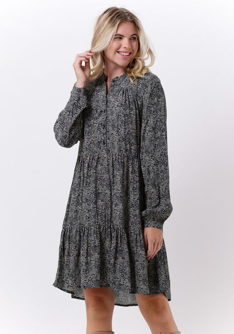 Zwarte BY-BAR Midi jurk NONO MEADOW DRESS - large