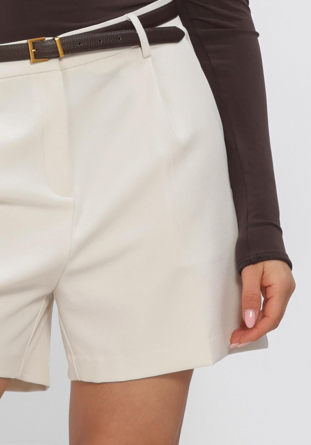 Ecru OMODA ATELIER Korte broek OM-DUNE X BO - large