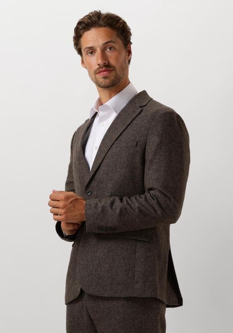 Bruine SELECTED HOMME Colberts SLHSLIM-REED WOOL BLZ - large