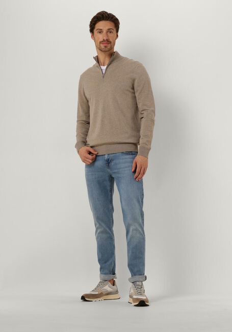 Beige PROFUOMO Trui PULLOVER HALF ZIP Beige PROFUOMO Trui PULLOVER HALF ZIP - large