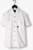 Witte PME LEGEND Casual overhemd SHORT SLEEVE SHIRT CTN LINEN CARGO WALKER