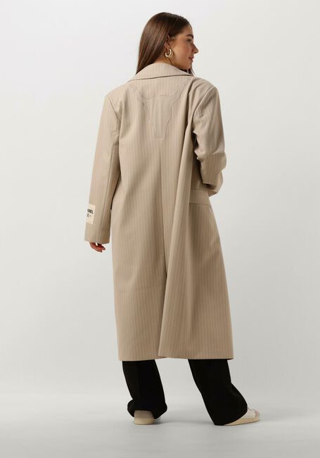 Zand ALIX THE LABEL Mantel LADIES WOVEN PINSTRIPE COAT - large