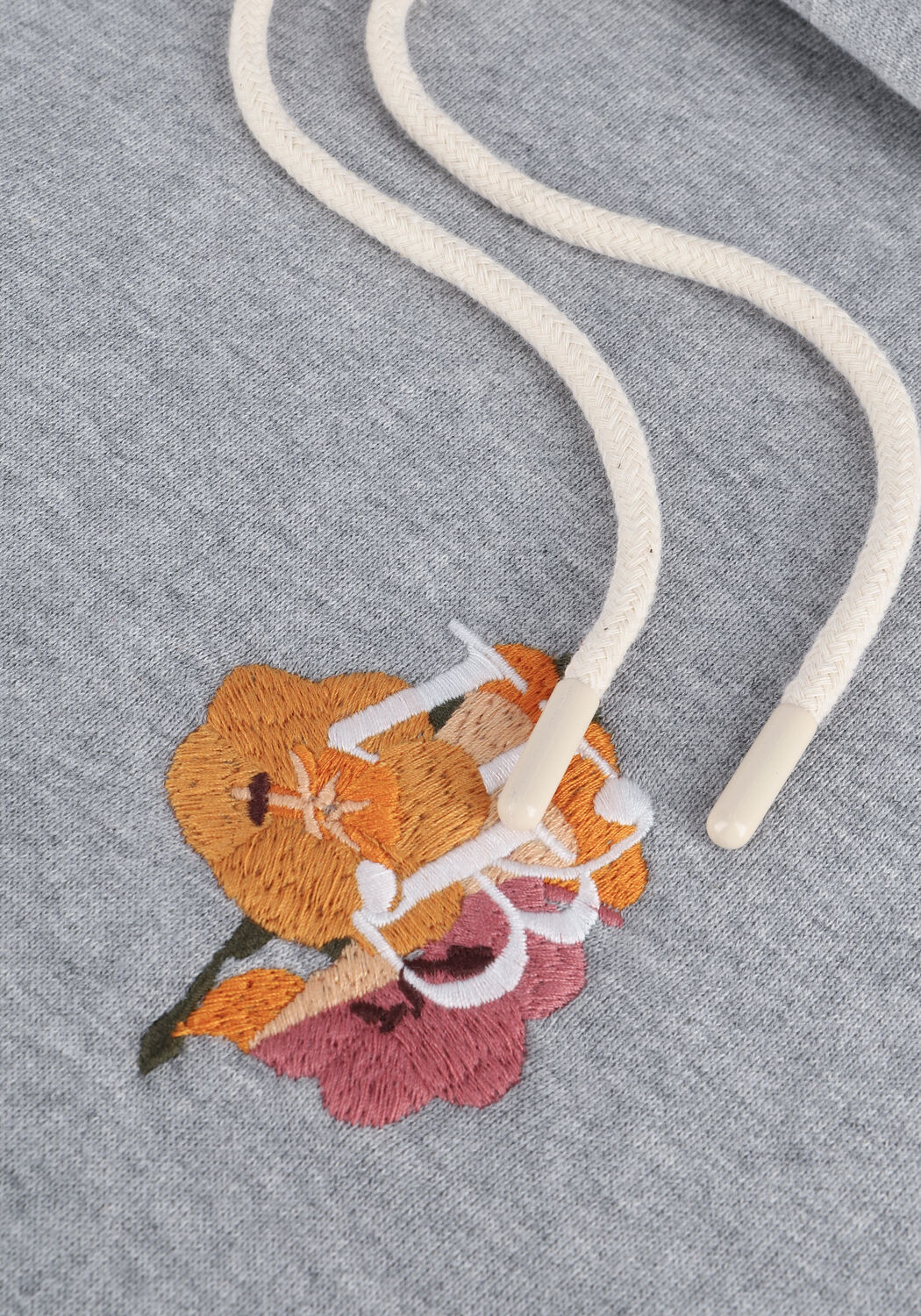 Grijze WOODBIRD Sweater HACE FLOW HOODIE - large