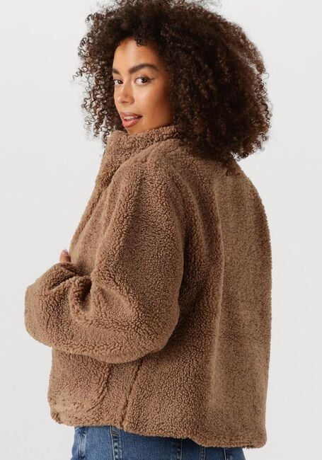Taupe NEO NOIR Teddy jas EFFA TEDDY JACKET - large
