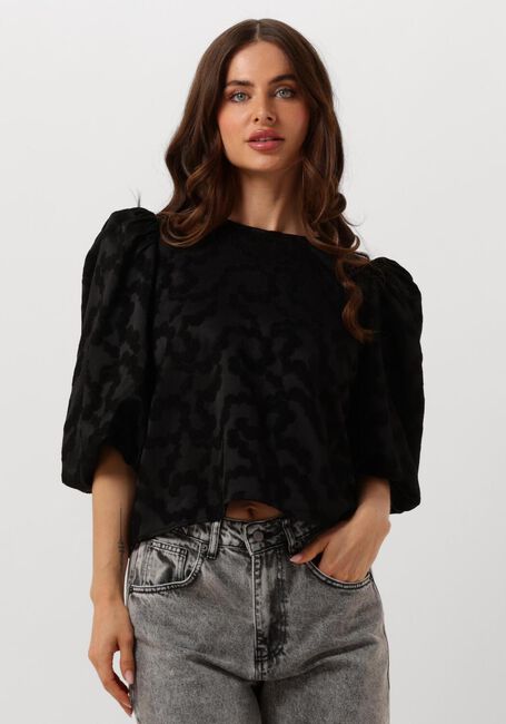 Zwarte CO'COUTURE Blouses BLANKA BOW BLOUSE - large