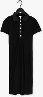 Zwarte OBJECT Midi jurk KAMELIA S/S DRESS