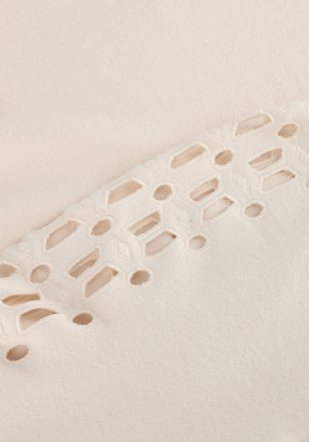 Gebroken wit OBJECT Trui OBJYUKI S/S RE KNIT PULLOVER 140 - large