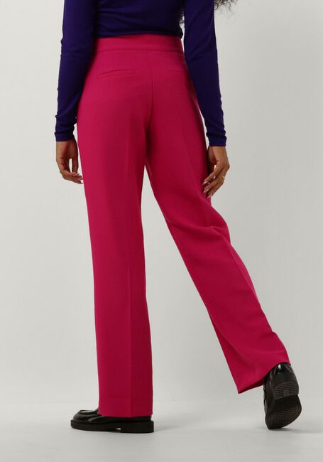 Roze JANSEN AMSTERDAM Pantalon WQ417 WOVEN WIDE LONG PANTS - large