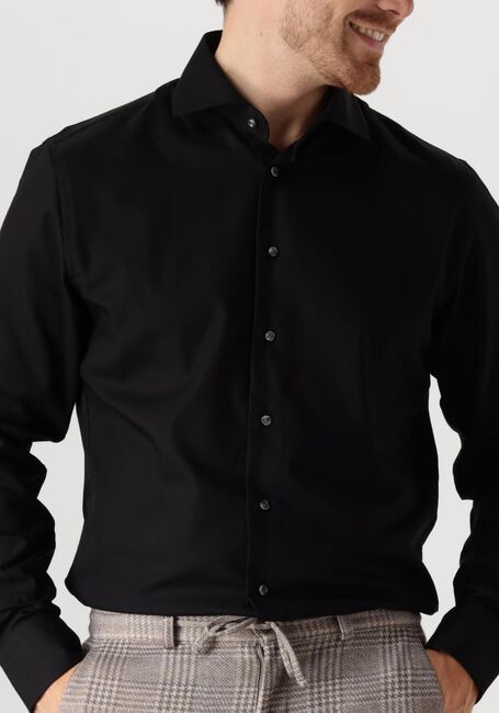 Zwarte PROFUOMO Klassiek overhemd FINE TWILL - SLIM FIT - NON IRON - large