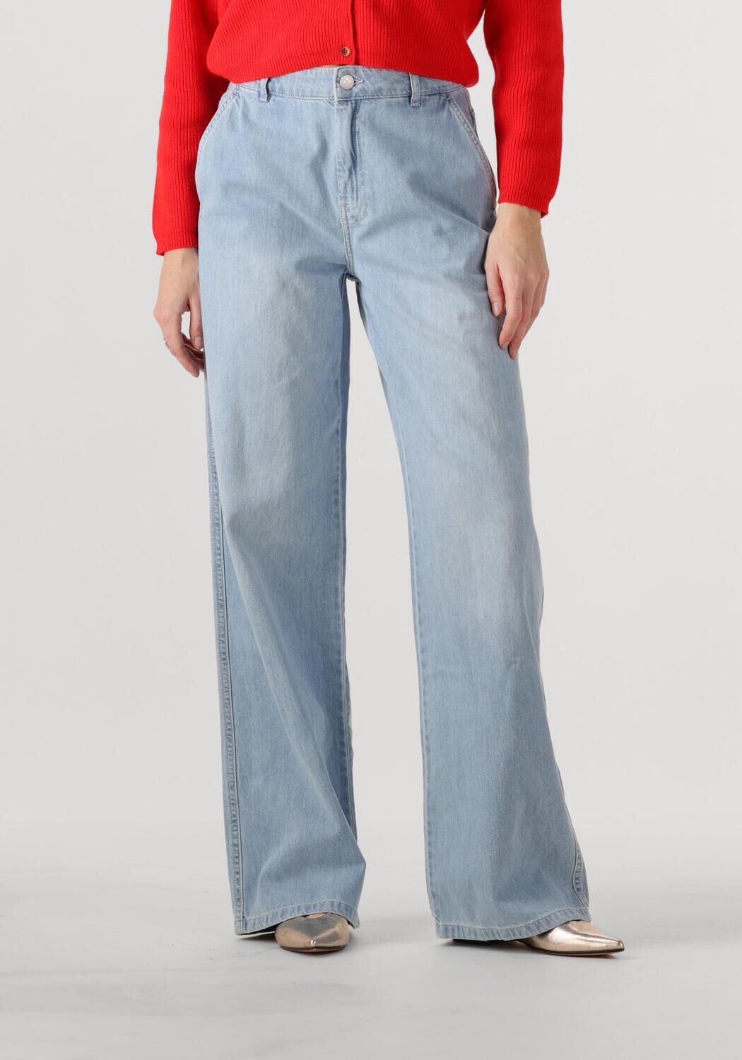 MSCH COPENHAGEN Dames Jeans Mschingrid Lis Hw Wide Jeans Lichtblauw